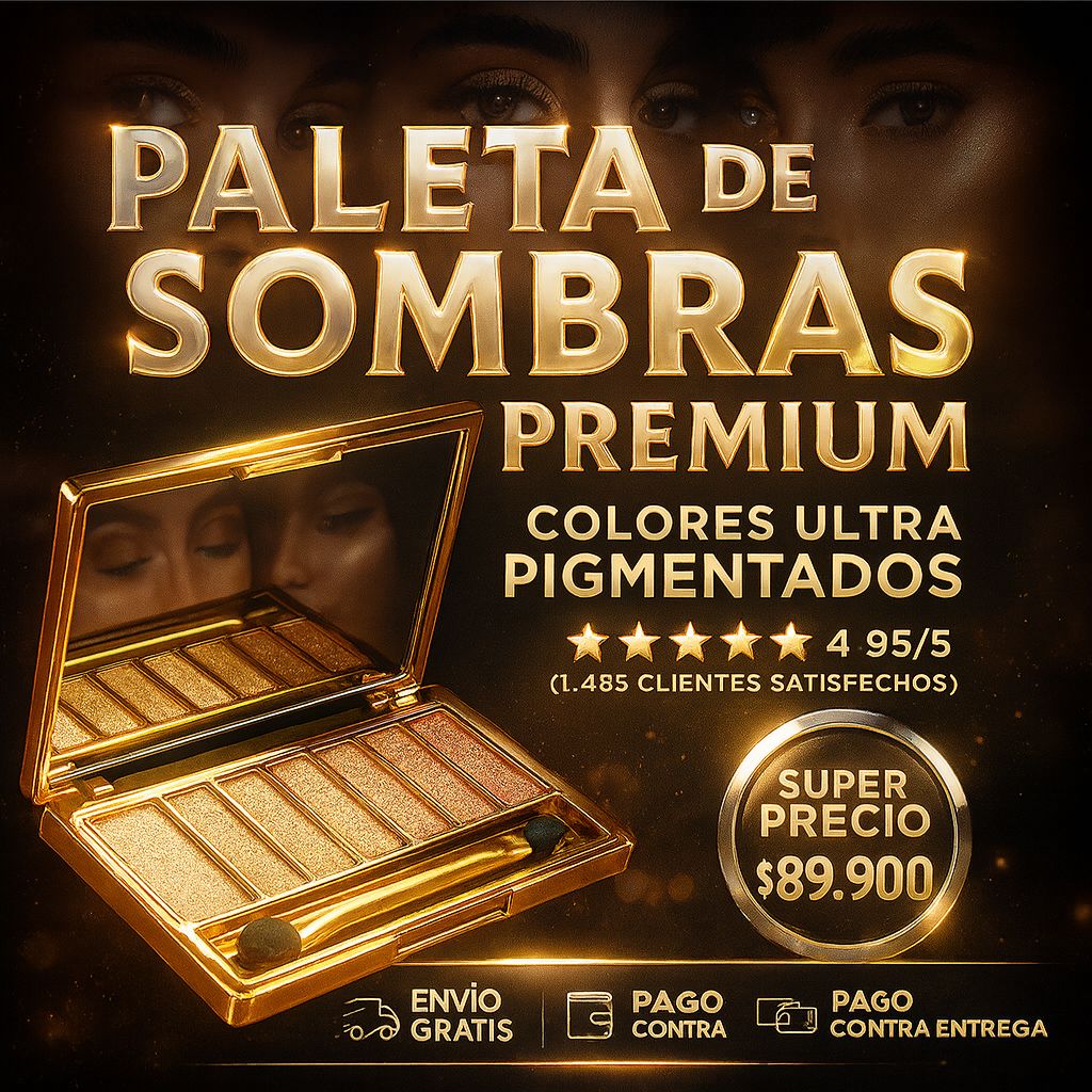 LushBeauty⭐⭐⭐⭐⭐Paleta de sombras glitter