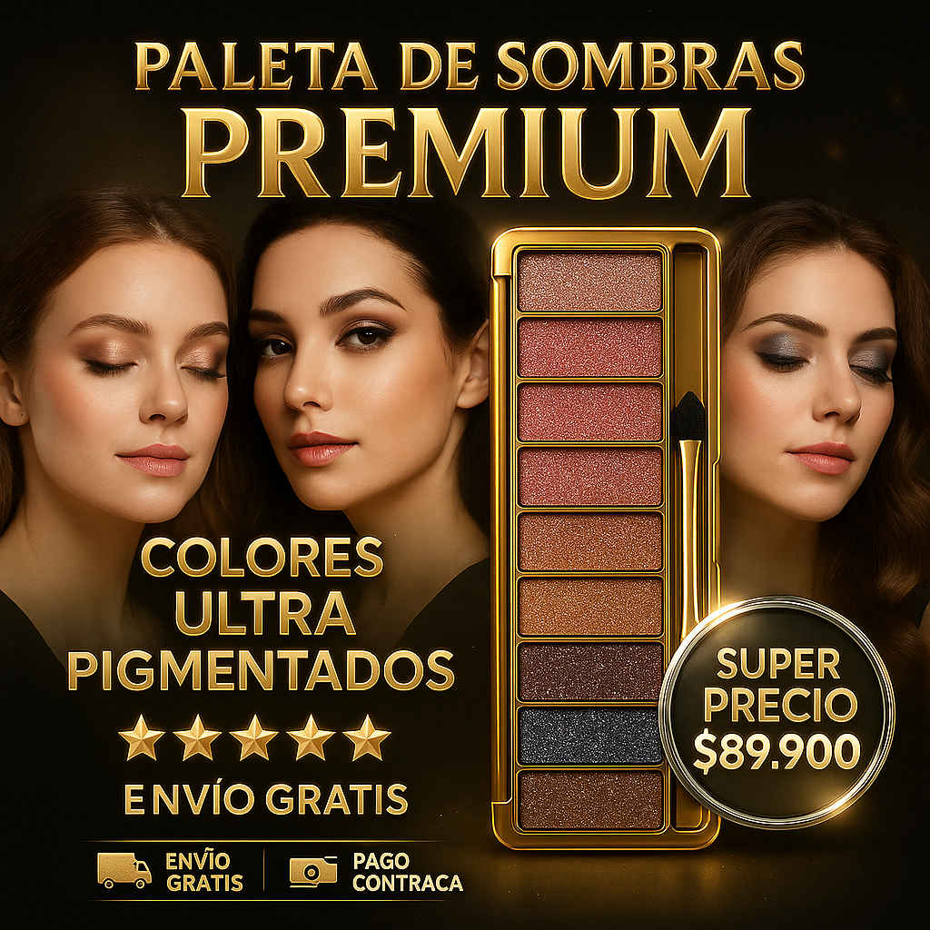 LushBeauty⭐⭐⭐⭐⭐Paleta de sombras glitter