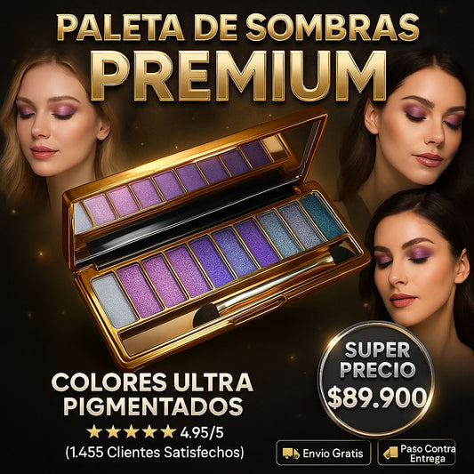 LushBeauty⭐⭐⭐⭐⭐Paleta de sombras glitter